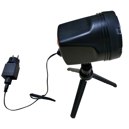 Vánoční laserový projektor 5 funkcí IP44 + napájecí zdroj Sanico Goldlux