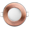 HALOGEN Hermetická sada koupelnových svítidel AQUS Copper IP44 + LED GU10 36° 6W 6500K Lumiled