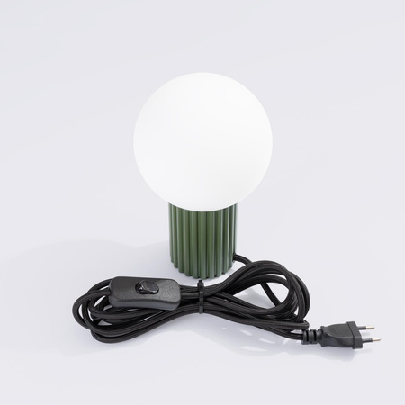 Stolní stolní lampa G9 Round Olive Modern Matte Halo Sollux