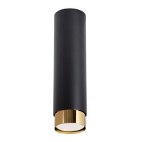 Stropní svítidlo Tuba Spot GU10 Black Gold Nero Bittersweet Shimmer SL pro povrchovou montáž.1411 Sollux
