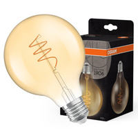 Dekorativní žárovka LED G95 Sphere E27 3,4W = 40W 470lm 2700K Warm 300° Vintage 1906 Osram
