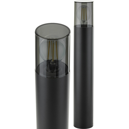 LED venkovní sloupková lampa DENVER E27 IP44 50cm kulaté