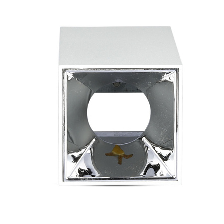 Bodové stropní svítidlo GU10 Square White/Chrome VT-882 V-TAC