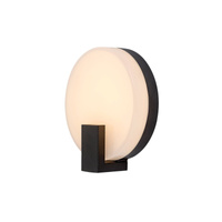 Zahradní lampa LED nástěnná lampa CYPRUS 10W 3000K IP44 kulatá bílá a černá RABALUX