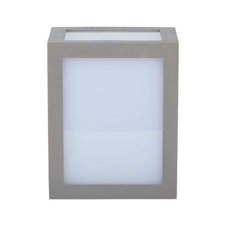 LED nástěnné svítidlo 12W 6400K IP65 Cube Grey VT-822-G V-TAC