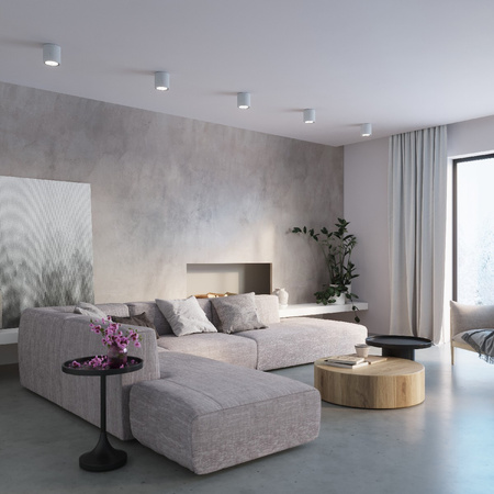 Svítidlo pro povrchovou montáž CULLO 140 GU10 Spot Tuba Industrial Grey SOLLUX