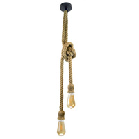 ROPE závěsné stropní svítidlo 2xE27 ROPE LOFT Vintage - GOLDLUX (Polux)