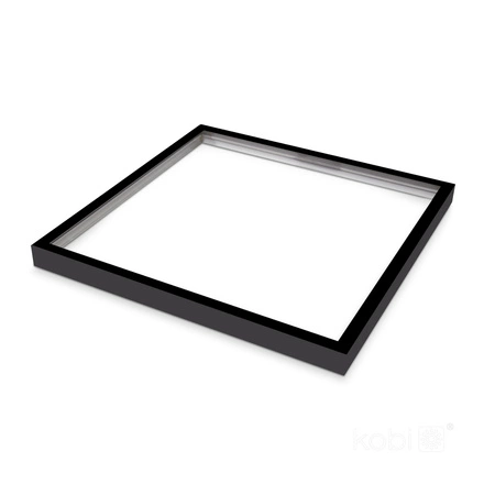 Rámeček pro povrchovou montáž 63 mm pro LED panel 60x60 cm click Black Kobi