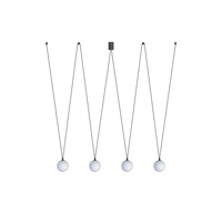 Závěsné stropní svítidlo 4x G9 černé moderní SLING 10354 Nowodvorski