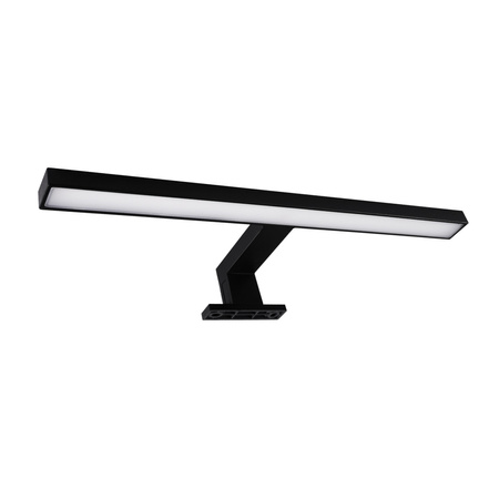 Nástěnné svítidlo LED do koupelny 5W 520lm 4000K Neutrální 120° Černá IP44 MILOS Sanico Goldlux