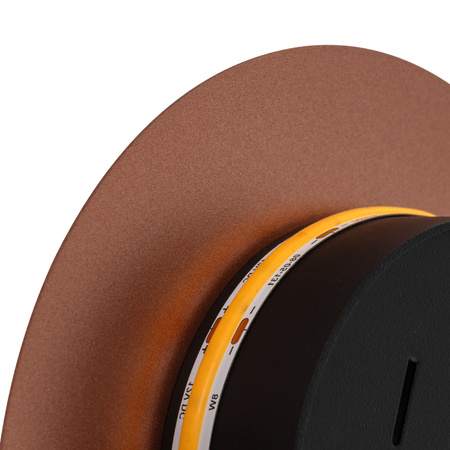 Nástěnné svítidlo LED 7W 60lm 3000K Warm Copper Modern RING LED S 10316 Nowodvorski