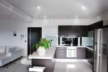 Čtvercové vestavné halogenové stropní svítidlo EVIT MR16 Gx5.3 hliník Kanlux