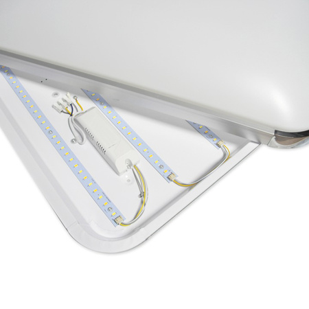 PLAFON LED stropní svítidlo Square PARYS 36W 3000K-6500K 53cm + dálkový ovladač