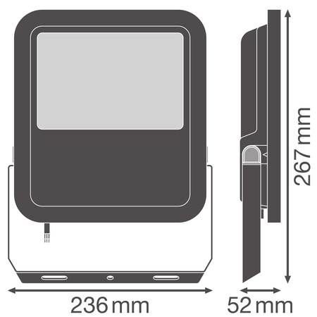 LED reflektor 69W 10000lm 4000K IP66 bílý LEDVANCE reflektor