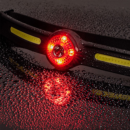 Dobíjecí čelovka COB + XPG 550lm USB-C 6 režimů VA0154 Vayox