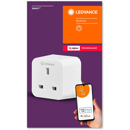 Smart Power Socket UK 230V 2990W 13A LEDVANCE SMART+ ZigBee