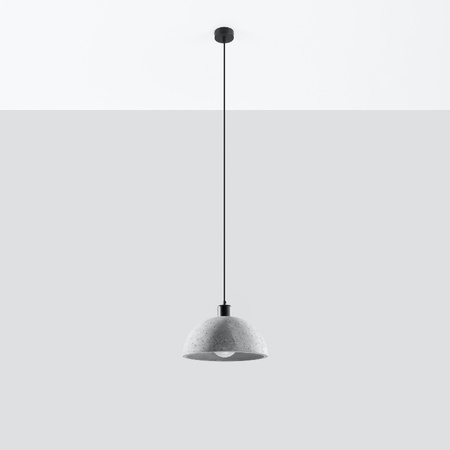 PABLITO E27 Loft Závěsné stropní svítidlo šedé SOLLUX