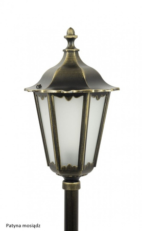 Venkovní zahradní lampa LANTERN E27 Retro Classic K 5002/2 114cm černá Su-Ma