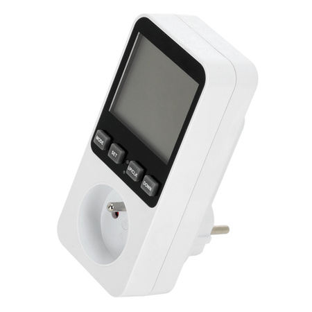Měřič spotřeby energie KOBI PMM3 s měřením spotřeby energie a nákladů Bílý
