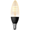 LED žárovka E14 B40 4,6W CCT PHILIPS HUE White & Ambiance Filament Bluetooth Zigbee