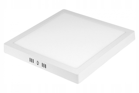 LED panelové stropní svítidlo 24W 1920lm 6500K studená povrchová montáž Square White Proma Masterled