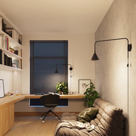 Nástěnné svítidlo Nástěnné svítidlo E14 Black NOX Crimson SL.1697 Sollux