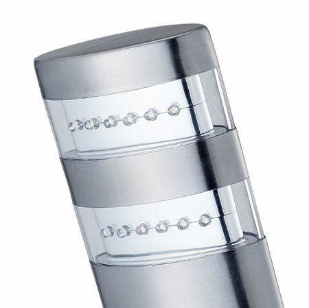 Zahradní lampa Nástěnná lampa MALTA LED 2.4W Diagonální Chrome Volteno