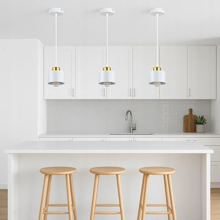 Stropní závěsné svítidlo Masterled E27 White Gold Elza