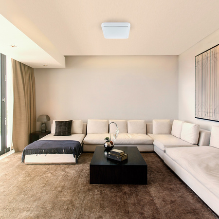 Plafond LED stropní nástěnné svítidlo Square 24W 4000K 33cm IP44