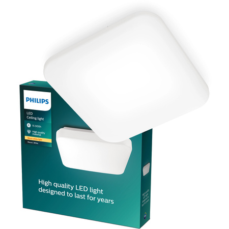 LED stropní přisazené svítidlo MAUVE 17W 2700K 32cm čtvercové PHILIPS