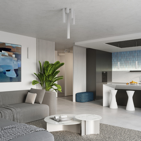 Stropní svítidlo Tuba Spot GU10 White Carbon Deep Space SL.1531 Sollux