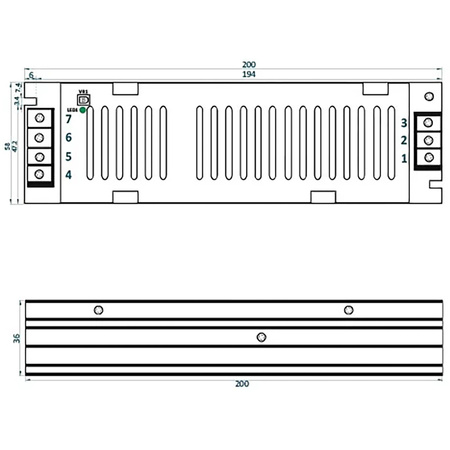 Modulární LED zdroj 12V 150W 12.5A ADLS-150-12 ADLER