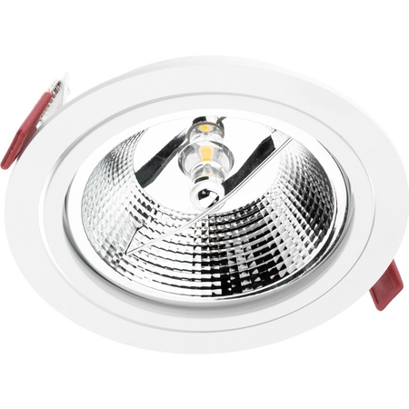 Podhledové svítidlo GU10, AR111 Nastavitelná Kulatá Bílá 14cm CARPI LUMILED