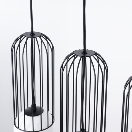 BRINA Závěsné stropní svítidlo 3L 3xG9 černé Moderní SOLLUX