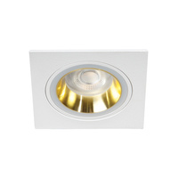 Halogenové bodové svítidlo LED GU5.3 GU10 Square Gold White Feline Kanlux Flush Mount