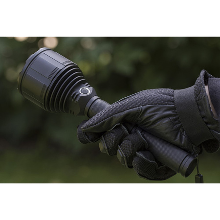 Taktická dobíjecí vojenská LED svítilna ruční USB XHP9090 3000lm dlouhá Pro VA0043 Vayox