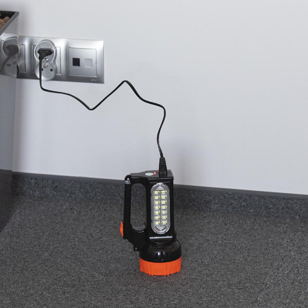 Svítilna Dobíjecí svítilna Workshop Solární LED 1.5W 150LM přední / 2.1W 500LM boční LB0169 LIBOX