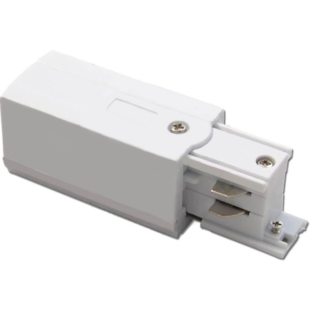 Přípojnice Bílá třífázová hliníková lišta pro kolejová bodová světla 100 cm