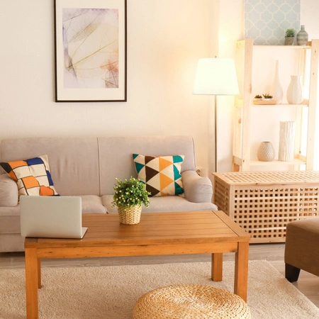 Stojací svítidlo E27 bílé zlato ELENA Sanico Goldlux