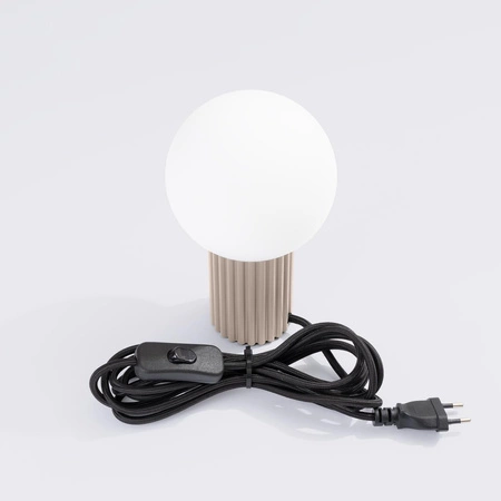 Stolní stolní lampa G9 Round Beige Modern Matte Halo Sollux