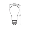 LED žárovka IQ-LED E27 A60 9,6W 1060lm 2700K Warm KANLUX