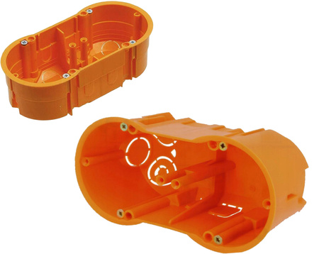 Dvojitá koncová skříň. zapuštěná. elektrická instalace. PK60 PAWBOL