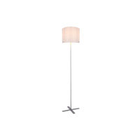 Stojací stojací lampa E27 stříbrná Moderní Izander Rabalux