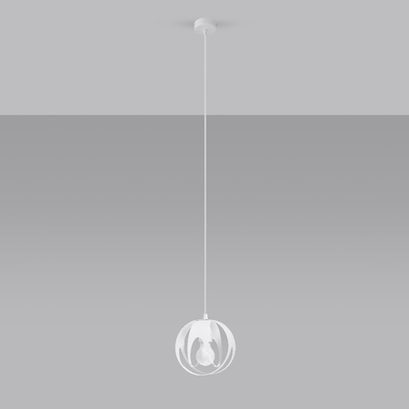 Stropní závěsné svítidlo LED TULOS E27 Overhang White SOLLUX