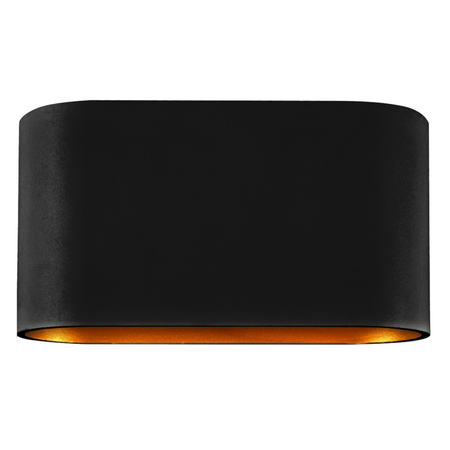 Nástěnné venkovní fasádní svítidlo G9 Black Gold Elissa Sanico Goldlux