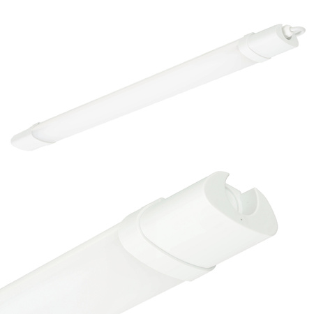 LED 18W 2160lm 4000K Neutrální IP65 IK06 Bílé hermetické svítidlo Cortez Kobi