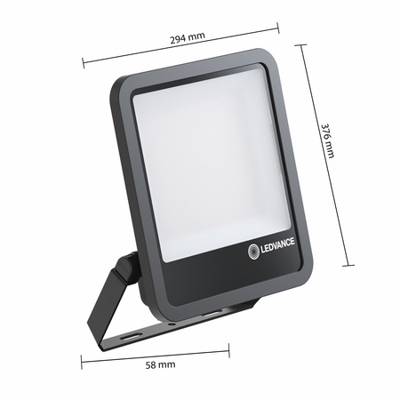 LED reflektor 133W 20000lm 6500K IP66 černý LEDVANCE reflektor