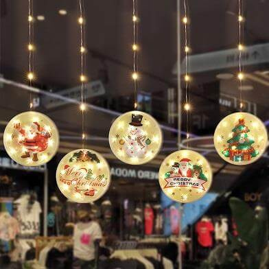 LED přívěsek vánoční stromeček 3xAAA 14CM 2700K vánoční LVT