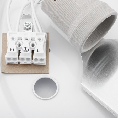 Dekorativní stropní svítidlo Plafond LED pro povrchovou montáž E27 kulaté bílé Jasmin Kanlux