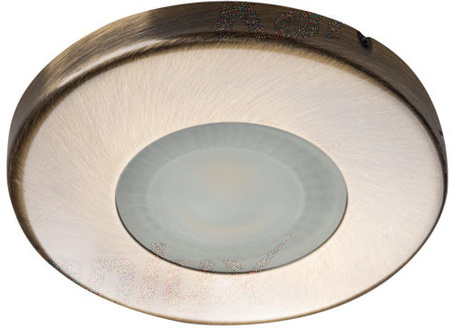 LED GU5.3 Round Gold IP44 Marin Kanlux halogenové bodové svítidlo pro zapuštěnou montáž